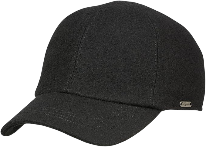 Kent 100% Wool Baseball Cap with Earflaps